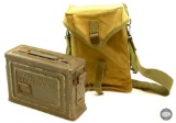 Schell Lea. GDS. Co. Inc Ammunition Bag with Crown Ammo Can