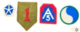 WWII US Army Patches