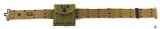 Pistol Belt and Double Magazine Pouch with Two Magazines - RM Co 1942 - DM SHOE CO 1943
