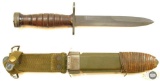 US M4 Bayonet w/ Flaming Bomb Markings from Camillus - M8 Sheath from BM CO