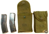 2x 4-Pocket, 30-Round Magazine Pouches for the M1 Carbine from J.Q.M.D - 2x 30-Round Magazines