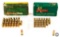 Two Partial Boxes Remington .25 Auto 50gr Metal Case - 70rds