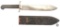 C.F. Wolfertz & Waldman Sawback Bowie Knife - Rare