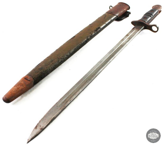 WWI US Remington Pattern 1913/M1917 Bayonet and Scabbard