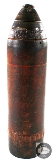 B.H. 18 Model 1907M 75mm Artillery Projectile- Inert