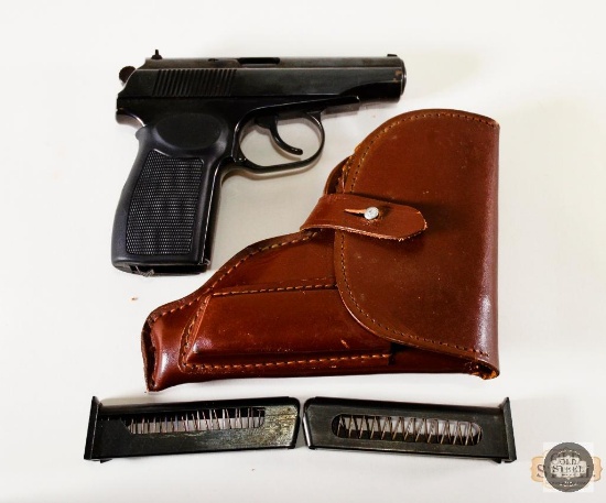 East German Makarov and Holster - 9x18mm Makarov