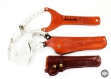 Lot of 2 Leather Holsters