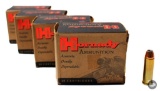 Lot of 4 Boxes Hornady 44 MAG 180gr JHP XTP Ammunition 68rds