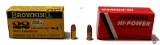 Lot of 2 Boxes 22 Short Ammunition Browning and Federal 100rds