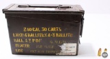 Small Ammo Can Approx 200rds 45 Auto Reloaded Ammunition
