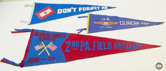 3x Commemorative Military Pennants