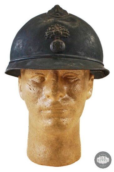 WWI Adrian M15 Helmet and Liner