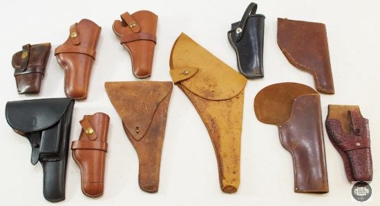 Various Holsters - 11 Pieces