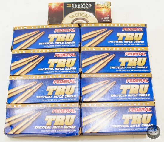9 Boxes of .223 Rem Reloaded Ammo 180 rds