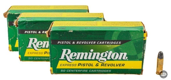 3 Boxes Remington .32 S&W 98 Grain FMJ Lead Round Nose 150 Rounds