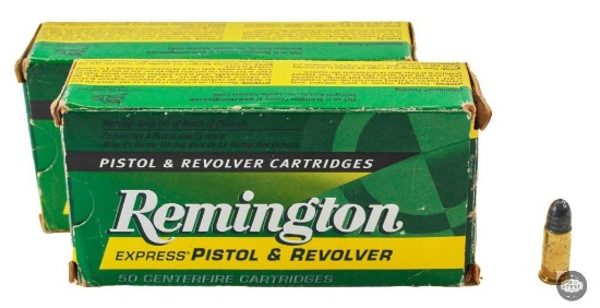 2 Boxes Remington 38 S&W 146gr Ammunition 100rds