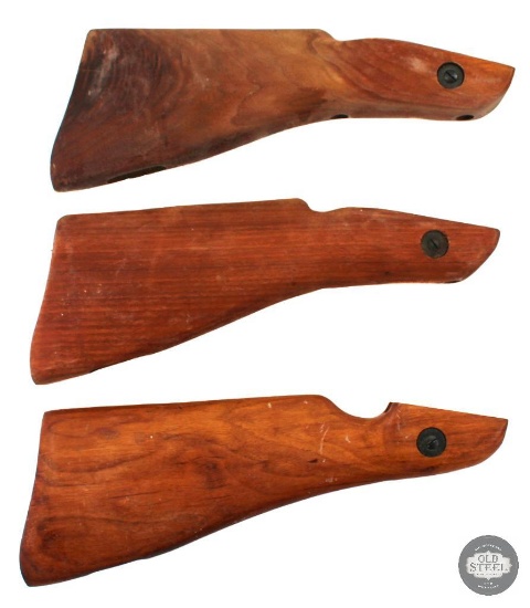 Lot of 3 Unissued Thompson Submachine Gun Stocks