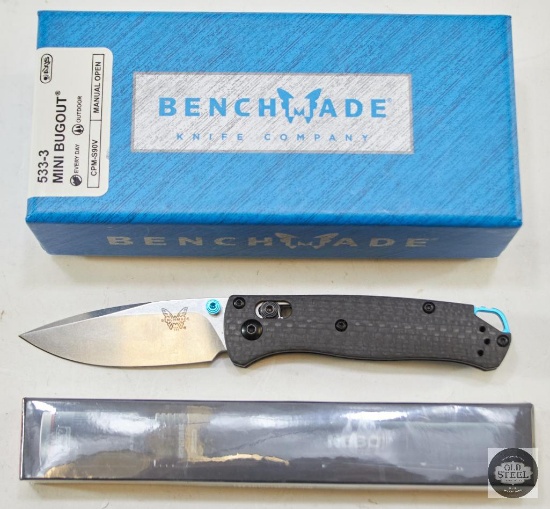 Benchmade 533-3 Mini Bugout Pocketknife and Nebo Inspector RC Light