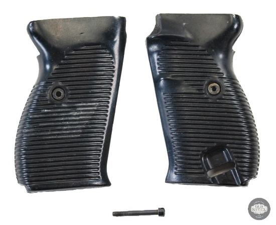 P-38 Black Grip Panels W-11