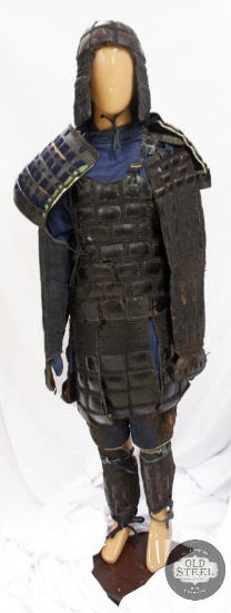 Karuta-gane Tatami Do Samurai Armor Set w/ Kabuto  Edo Period
