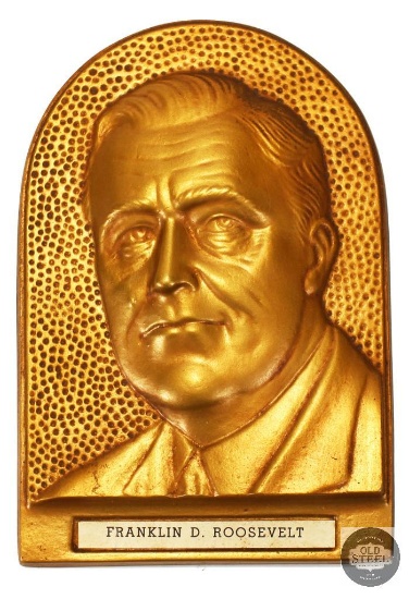 FDR Commemorative Relief Plaque