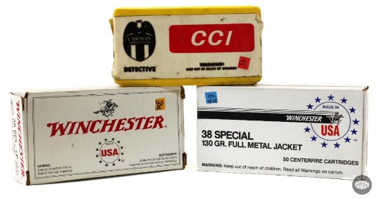 3 Boxes .38 Special Ammunition 140 Rounds