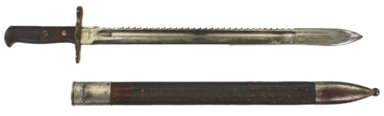 Swiss WWI M1914 Sawback Pioneer K31 Sword Bayonet