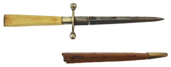 Gambler's or Lady of the Night Bone Handled Boot Knife