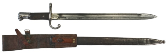 M1909 Argentine Mauser Second Pattern Bayonet with Frog