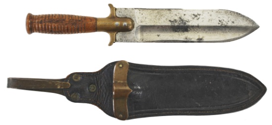 Springfield M1880 Hunting Knife and Scabbard