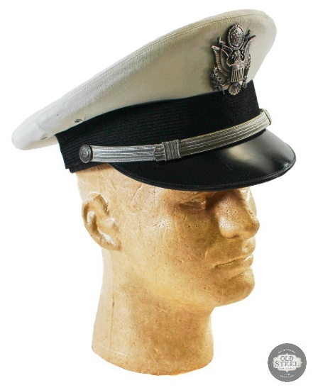 White US Army Visor - 7 1/8