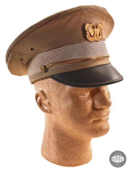 Khaki Visor With Eagle Device - 7 - Unite