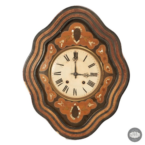 Flat Wall Clock with Arrow Designs