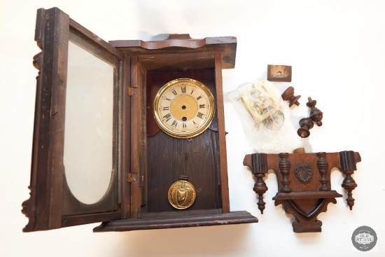 Disassembled Cabinet Clock
