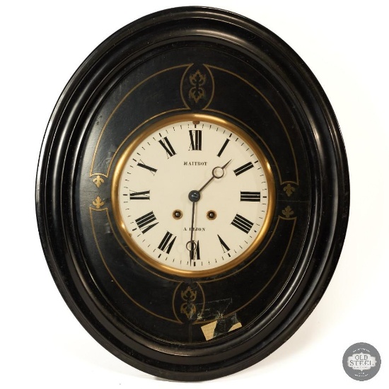 French Maitrot a Dijon Flat Wall Clock