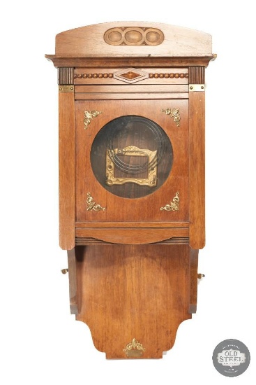 German Wall Clock Cabinet from A. Zoller