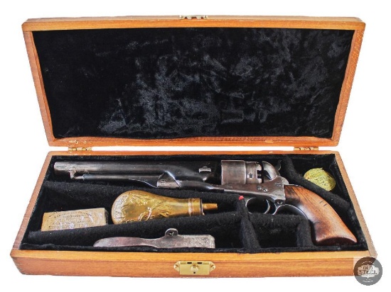 Colt 1860 Army 44 Cal Revolver ANTIQUE W/ Accessories MFG 1863