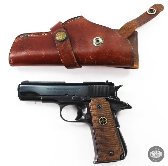 Spanish Llama III-A 380 ACP Semi Auto Pistol W/ Leather Holster - FFL