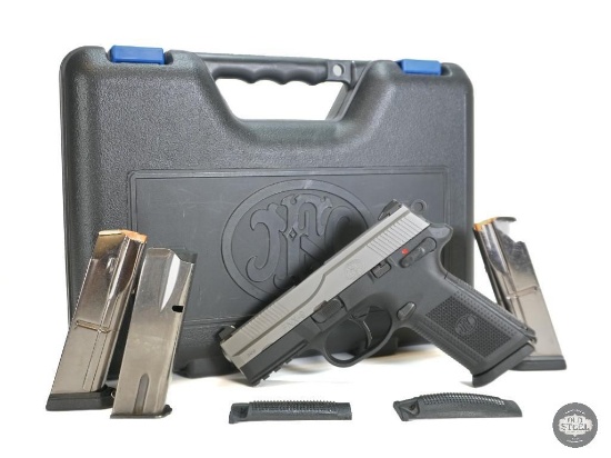 FN Herstal FNX-9 9mm Pistol W/ Case & 4 Magazines - FFL