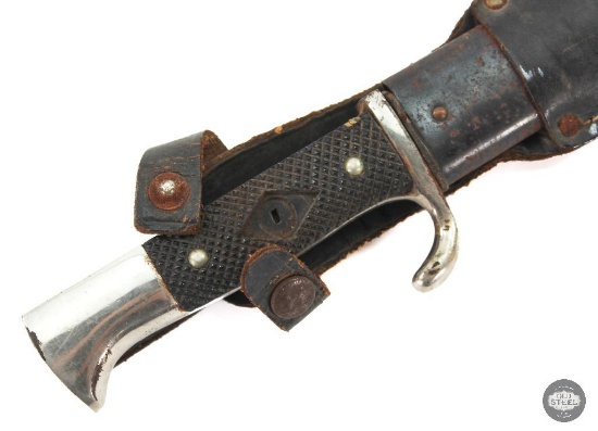 Hitler Youth Knife and Scabbard WWII German - Missing Inlay