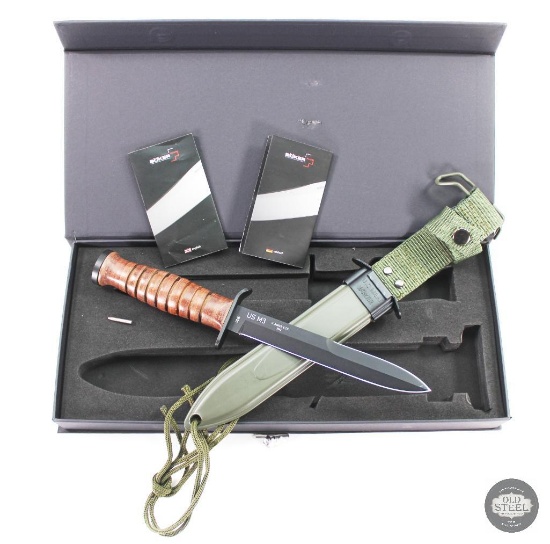 Boker M3 Fighting Knife and Scabbard NIB