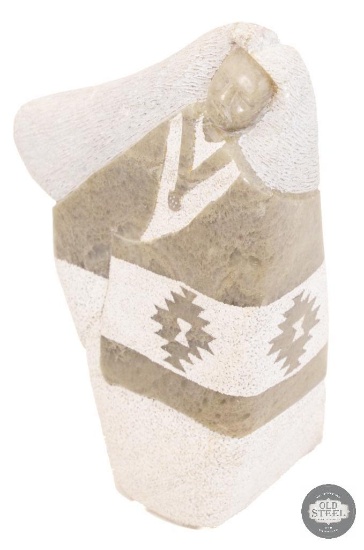 Authentic Native American Alabaster Carving