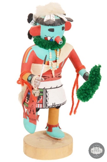 Authentic Hopi Indian Kachina Doll - Early Morning Singer by Bruce Harvey