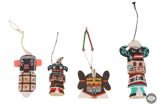 Lot of 4 Authentic Hopi Carvings