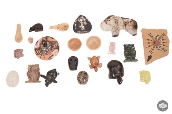 Assorted Hopi, Zuni and Navajo Carvings