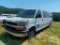 2008 PASSENGER VAN (WHITE) CHEVROLET 1GAHG39K681144204 High miles needs repair