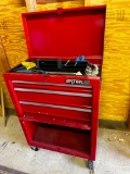 Red SUPPORTEQUIPMENTbox and Contents