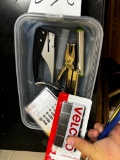 Tupperware Bin - Hole Punches