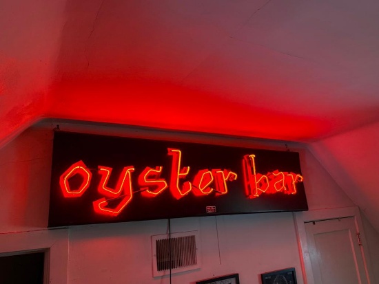 custom made Neon Oyster Bar sign by Seiz Neon Co