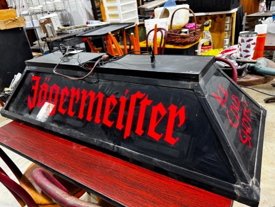 Jagermeister Pool Table Light